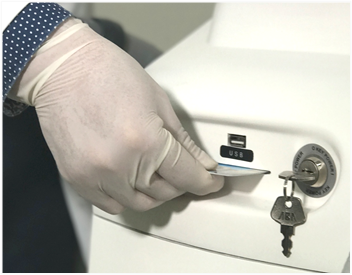 QS laser IC card function Функция лазерной IC-карты QS