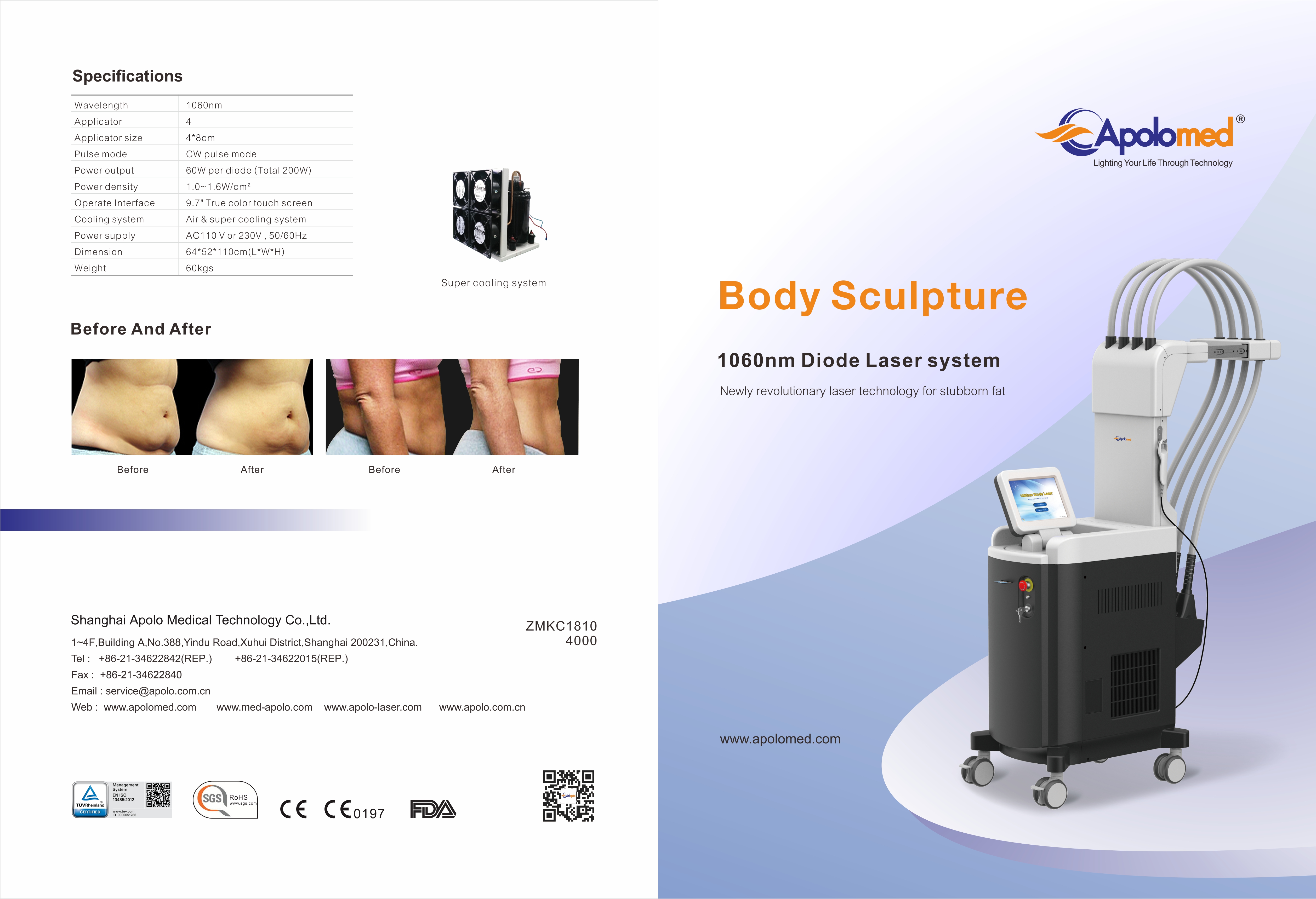 Диод Apolo для похудения тела 1