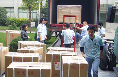 При доставке