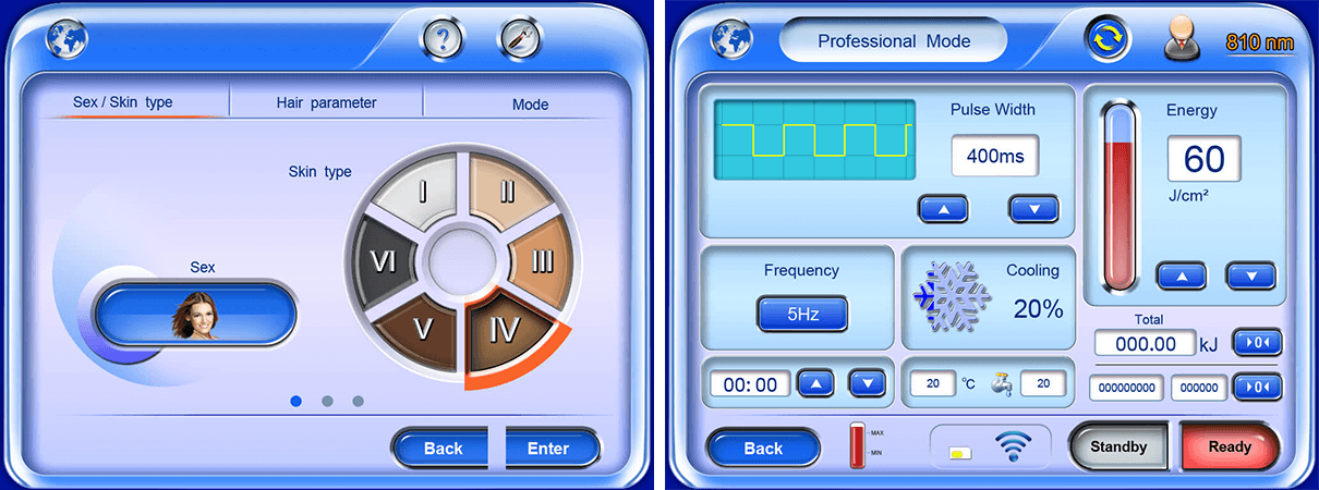 808nm diode laser screen Диодный лазерный экран 808 нм